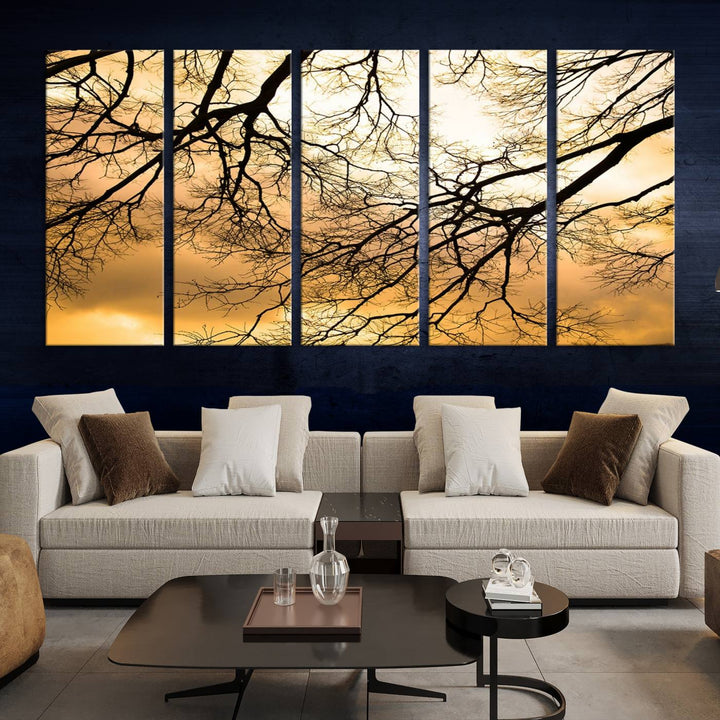 Tree Branch Wall Art Canvas Print