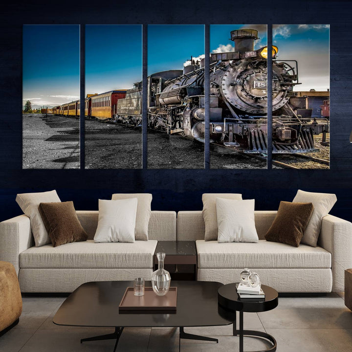 Train Wall Art Canvas Print