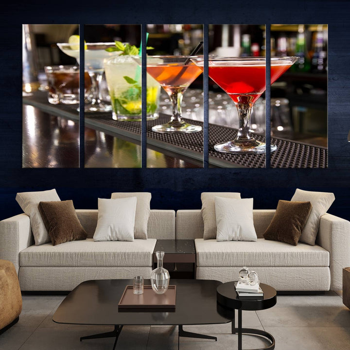 Cocktails Canvas Print