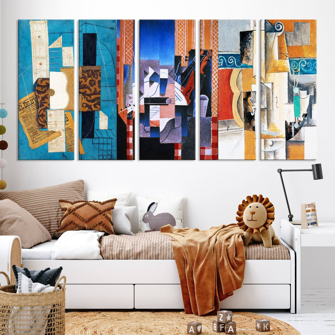 Relaxing Contemporary Abstract Art Canvas Wall Art Print Art