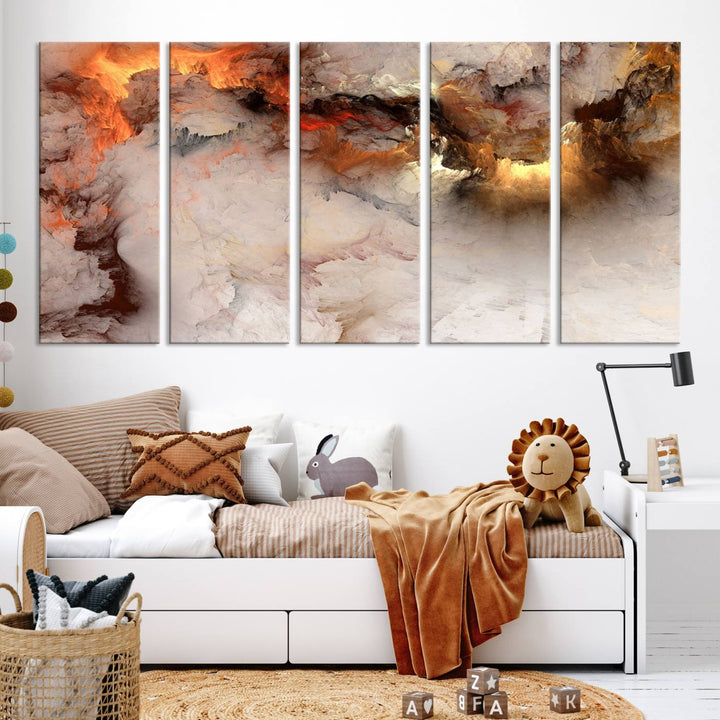 Abstract Smokes Canvas Wall Art Print