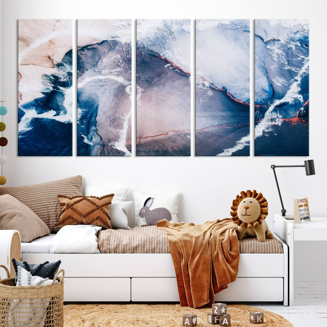 Large Modern Abstract Canvas Wall Art Print