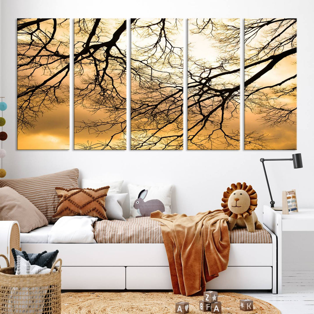 Tree Branch Wall Art Canvas Print