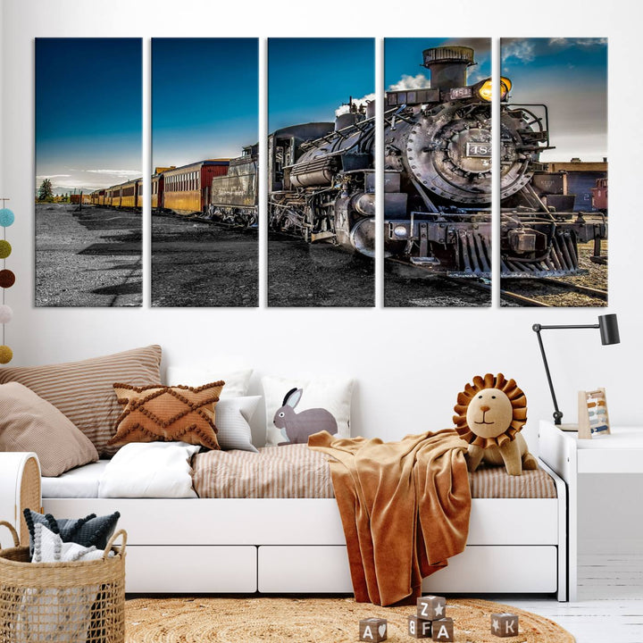 Train Wall Art Canvas Print