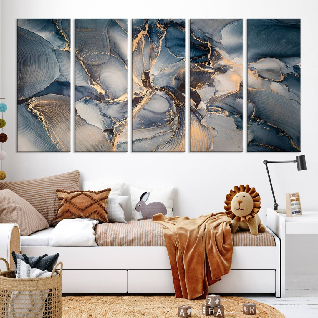 Abstract Wall Art Canvas Print for Modern Home Decor