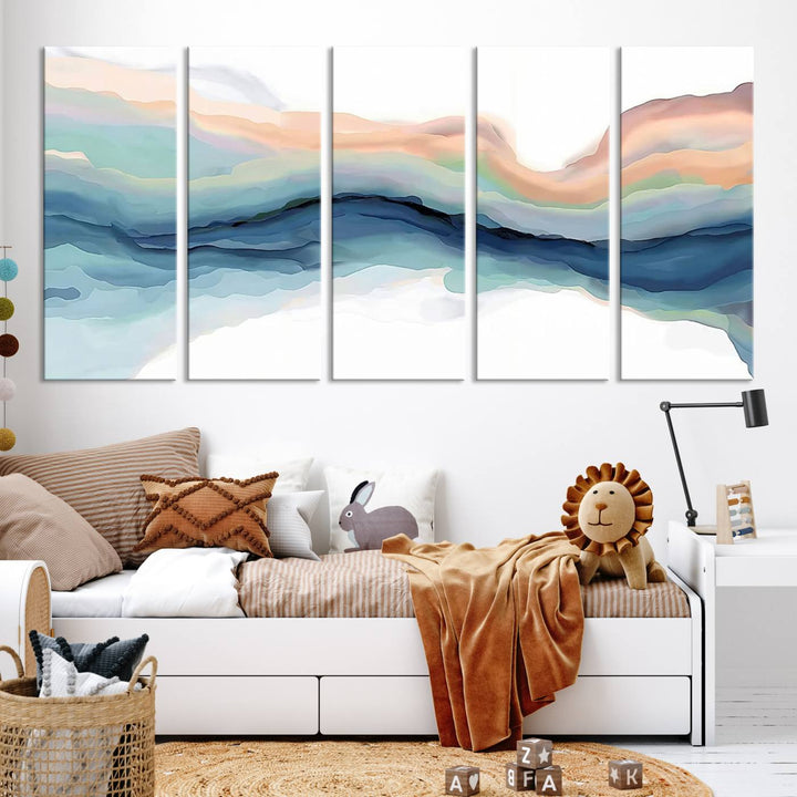 Canvas Print Wall Art Set Abstract Illustrs Art Wall