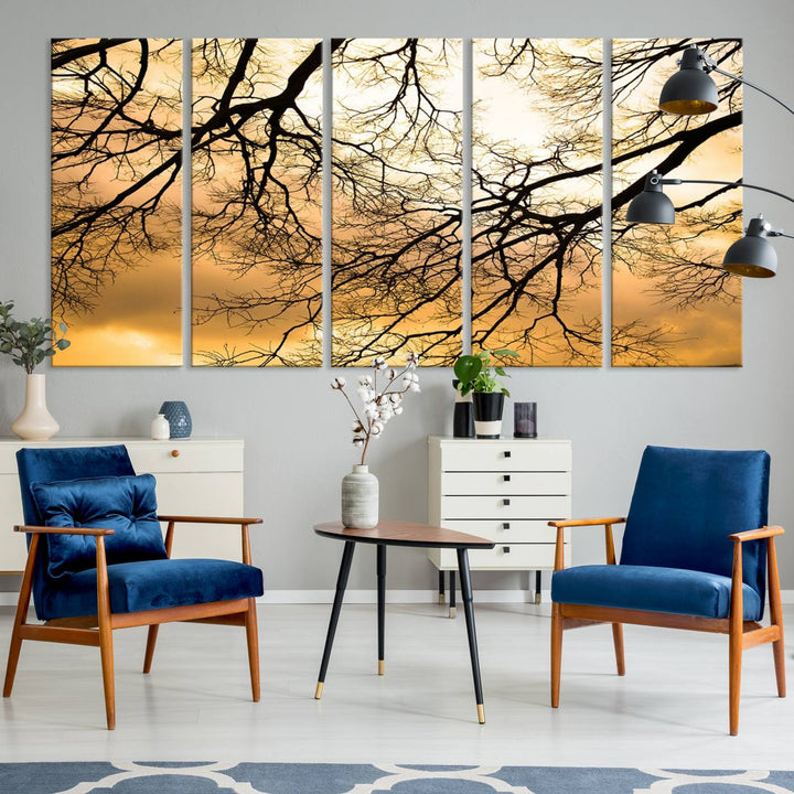 Tree Branch Wall Art Canvas Print