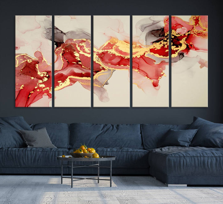 Abstract Work of Art Walls Contemporary Painting Abstract Canvas Wall Art