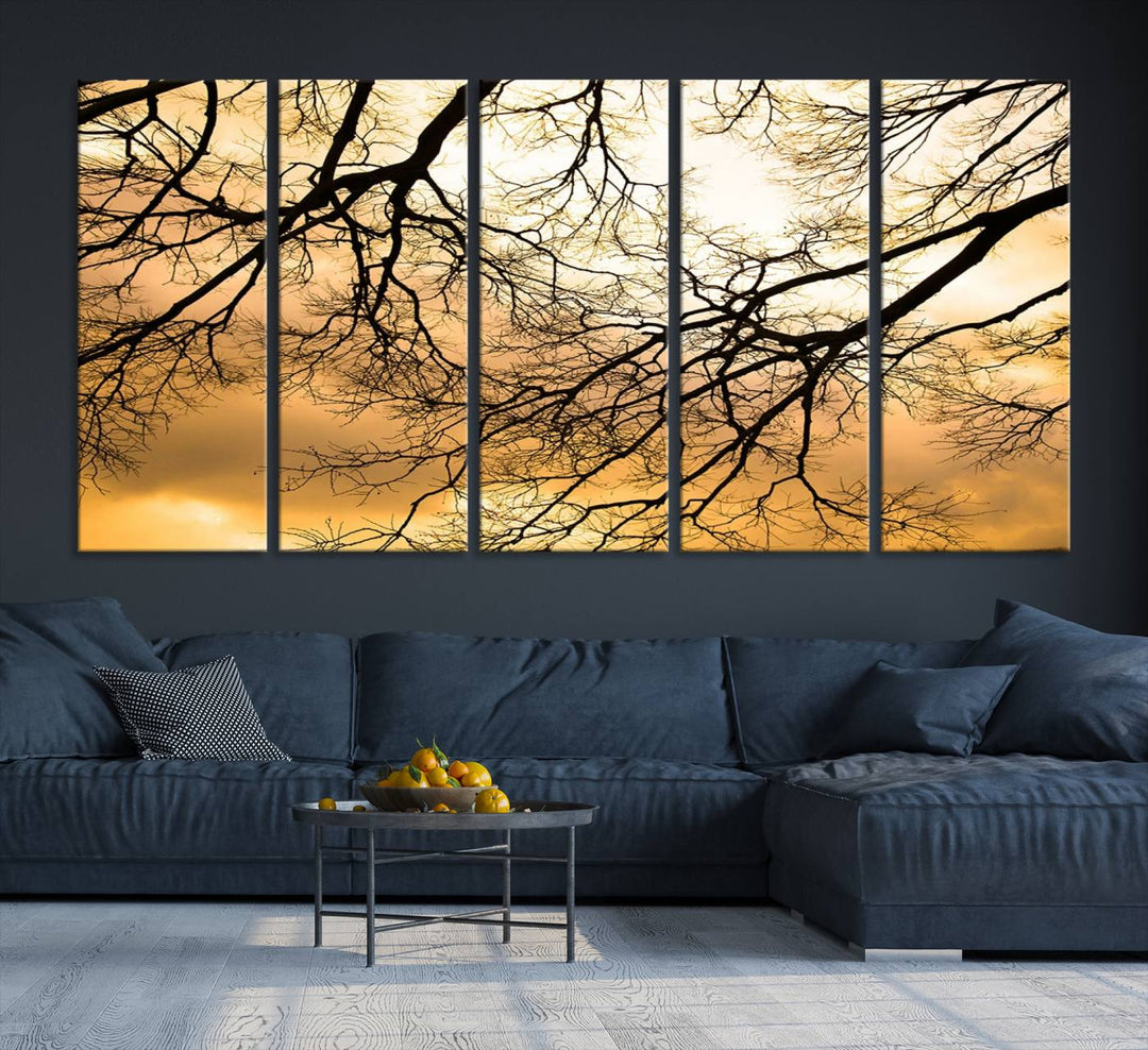 Tree Branch Wall Art Canvas Print