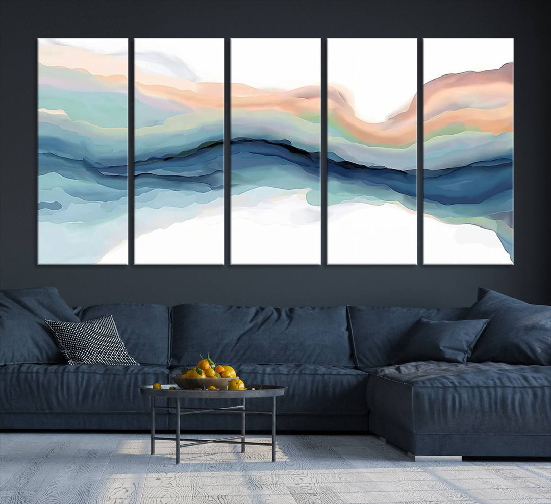 Canvas Print Wall Art Set Abstract Illustrs Art Wall