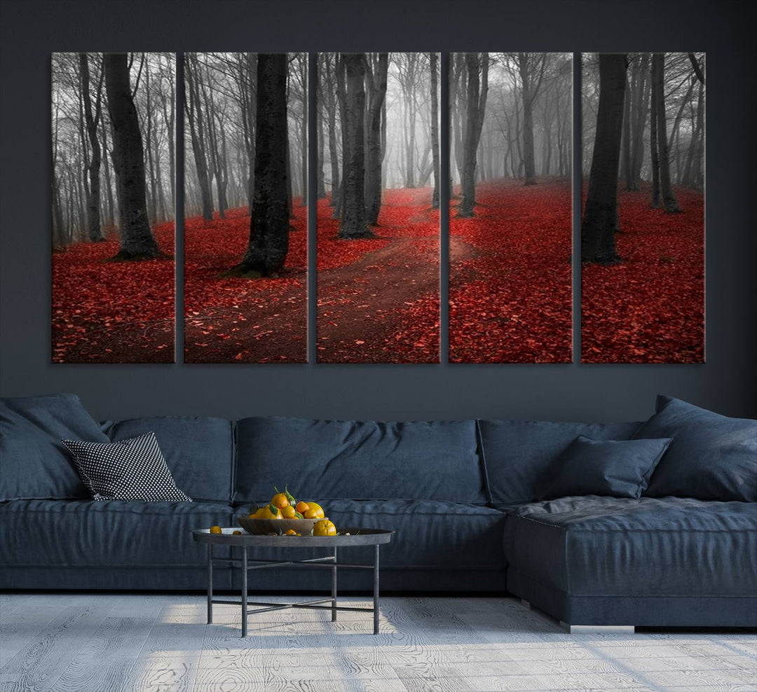 Wonderful Forest with Autumn Forest Artwork