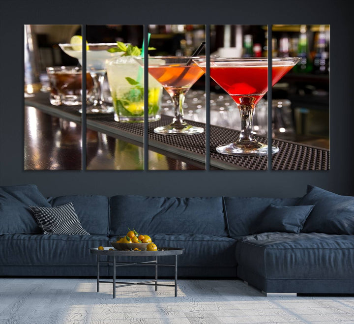 Cocktails Canvas Print