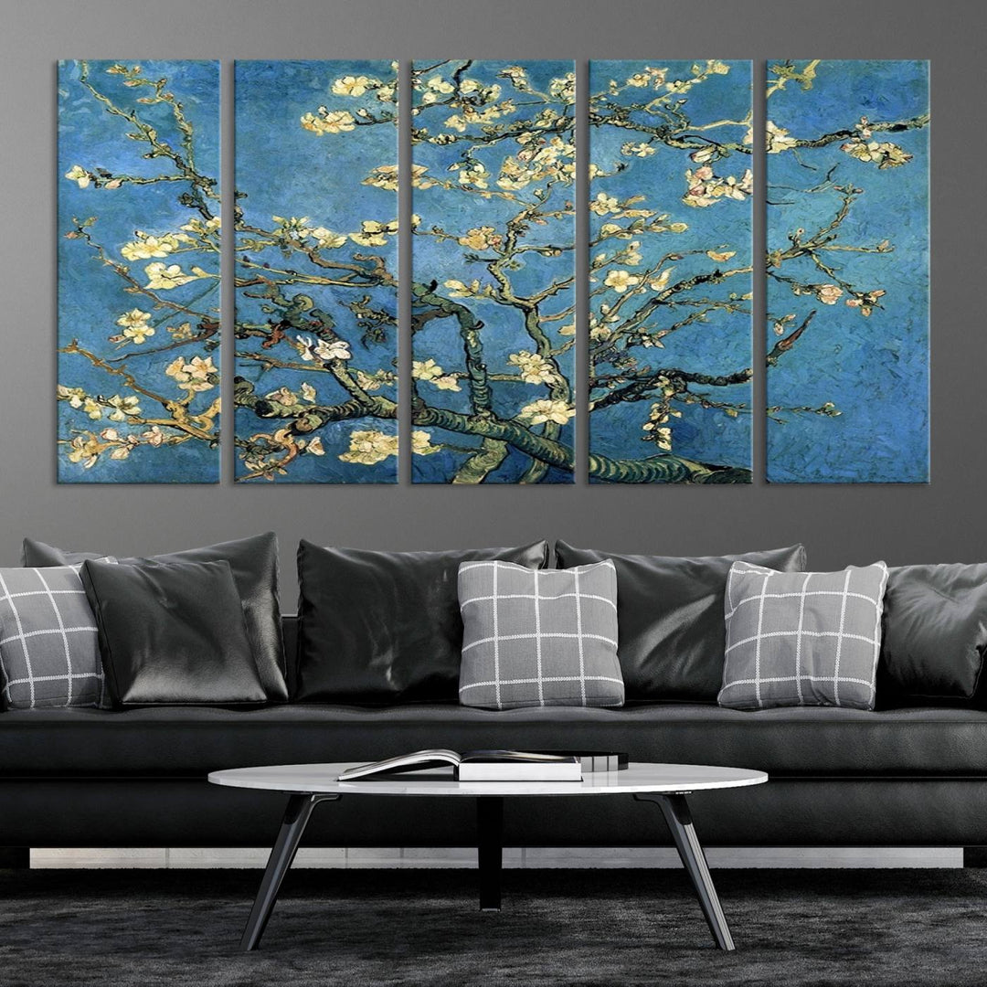 Art mural Fleur d'amandier par Van Gogh Impression sur toile