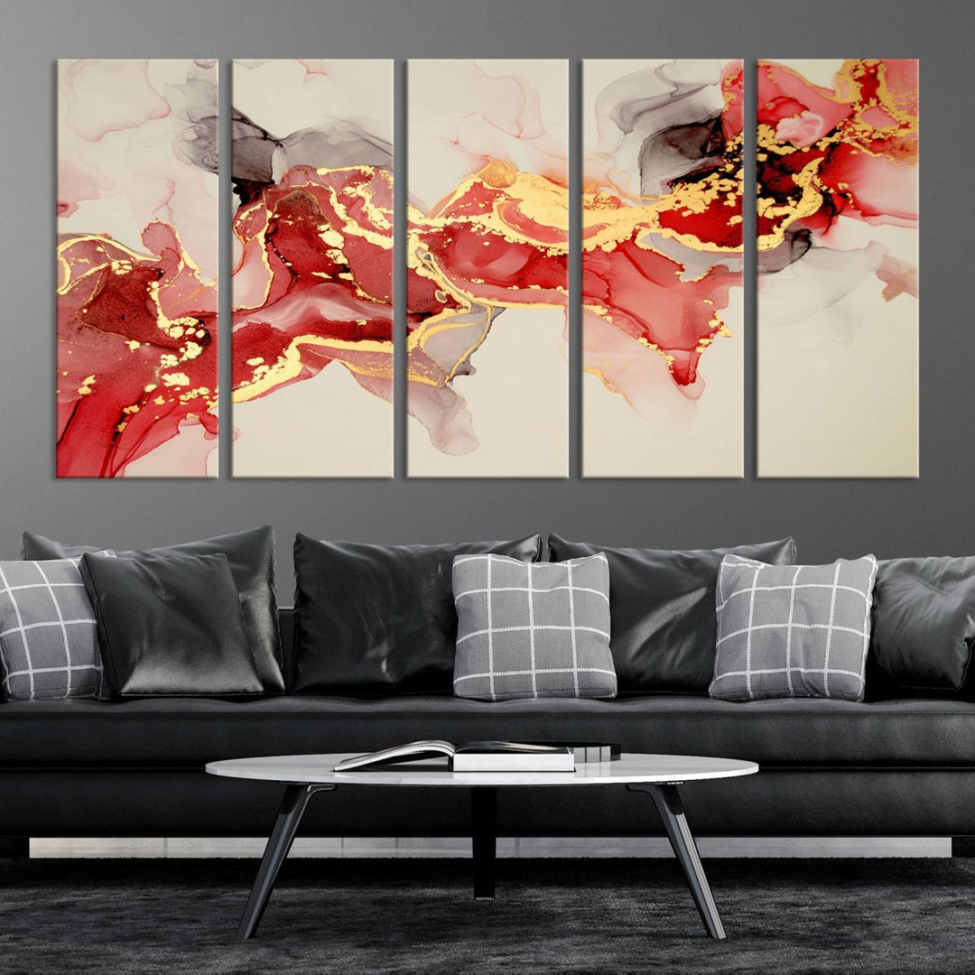 Abstract Work of Art Walls Contemporary Painting Abstract Canvas Wall Art