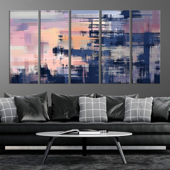 Abstract Painting Wall Art Canvas Print Split Canvas Art