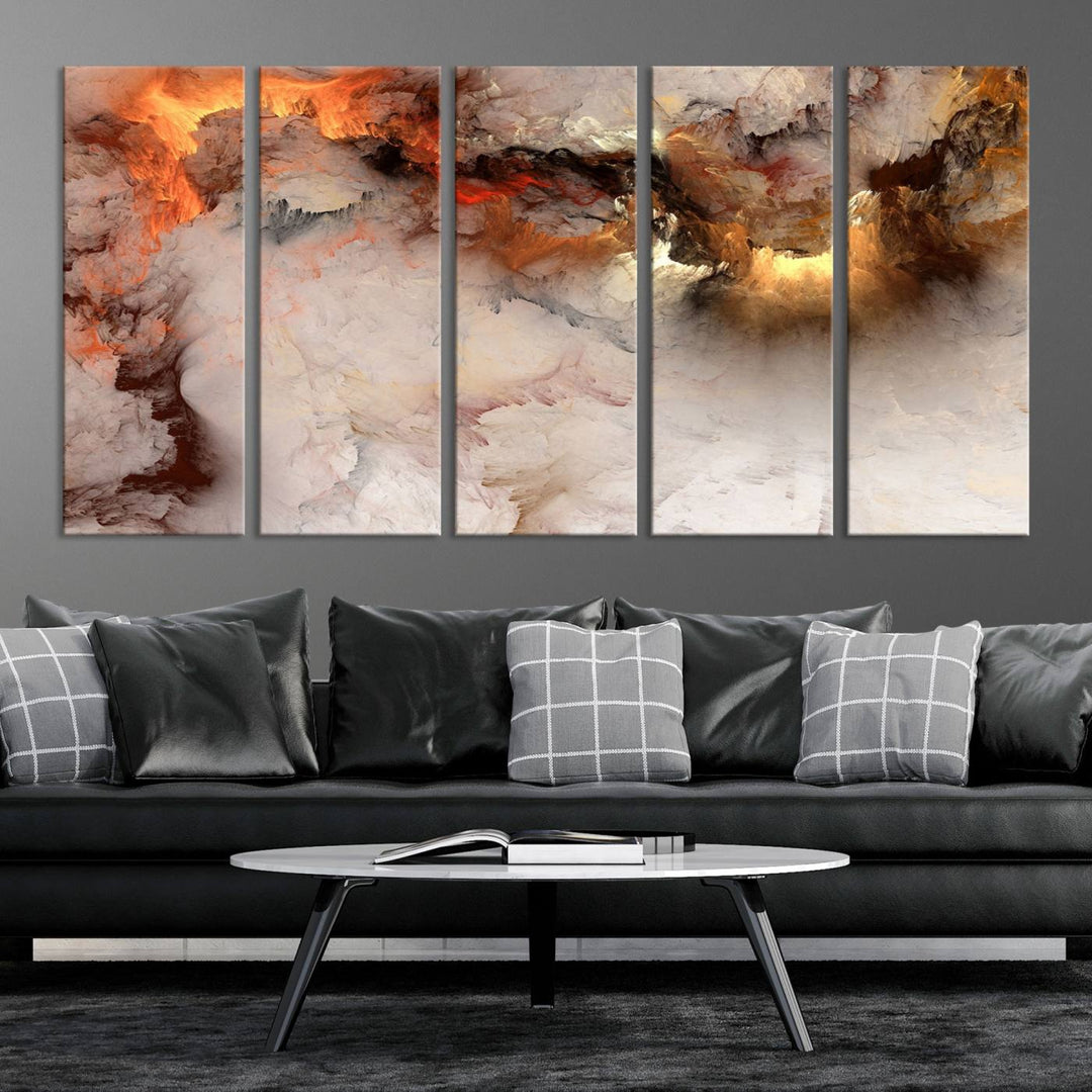 Abstract Smokes Canvas Wall Art Print