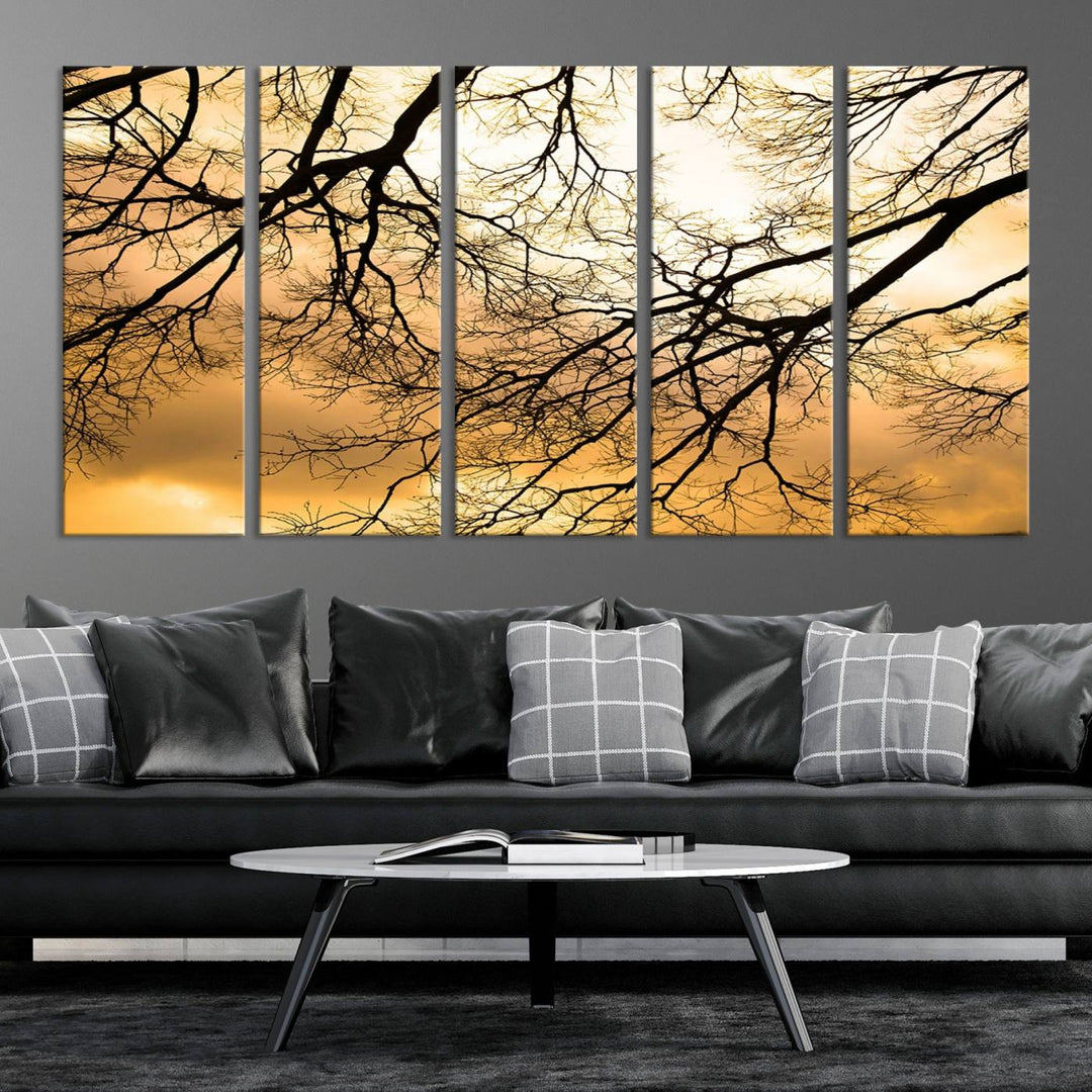 Tree Branch Wall Art Canvas Print