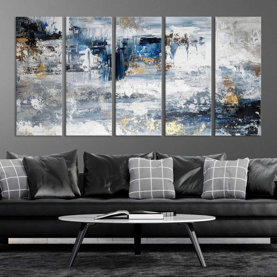 Modern Large Abstract Wall Art Canvas Print