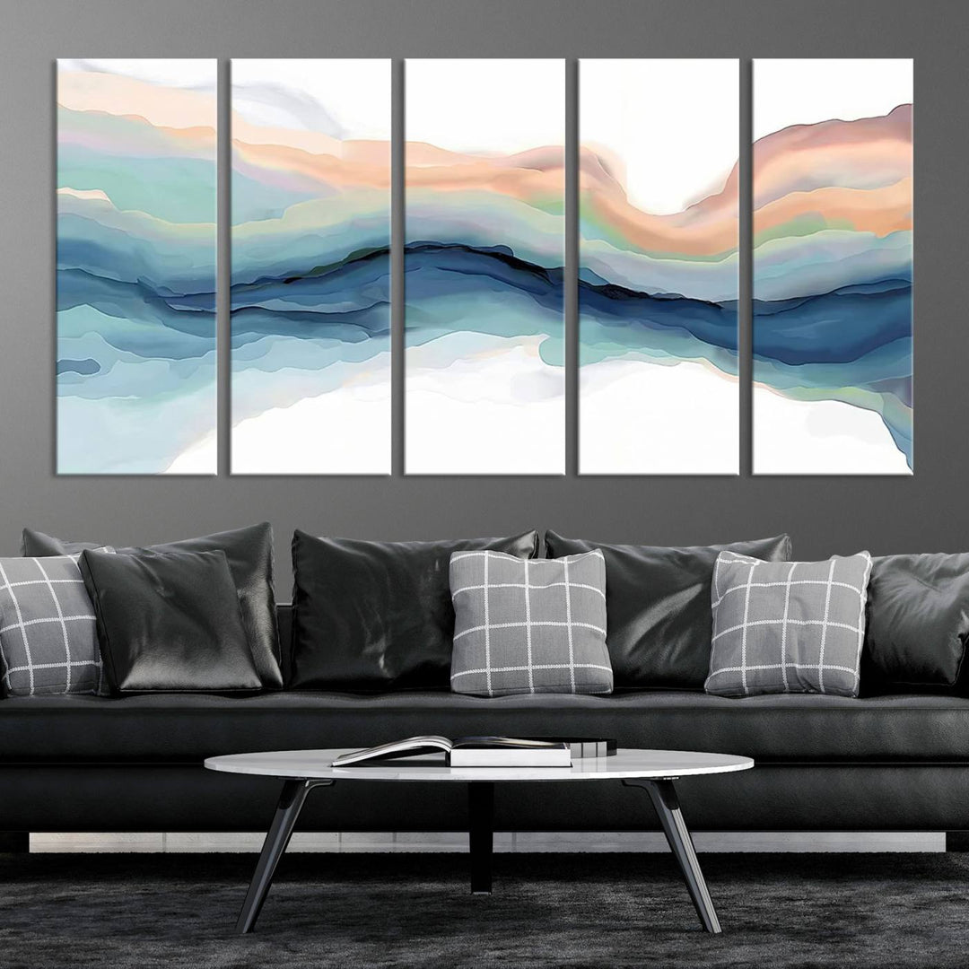 Canvas Print Wall Art Set Abstract Illustrs Art Wall