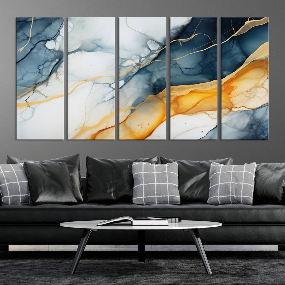 Fluid Wall Art Abstract Canvas Print