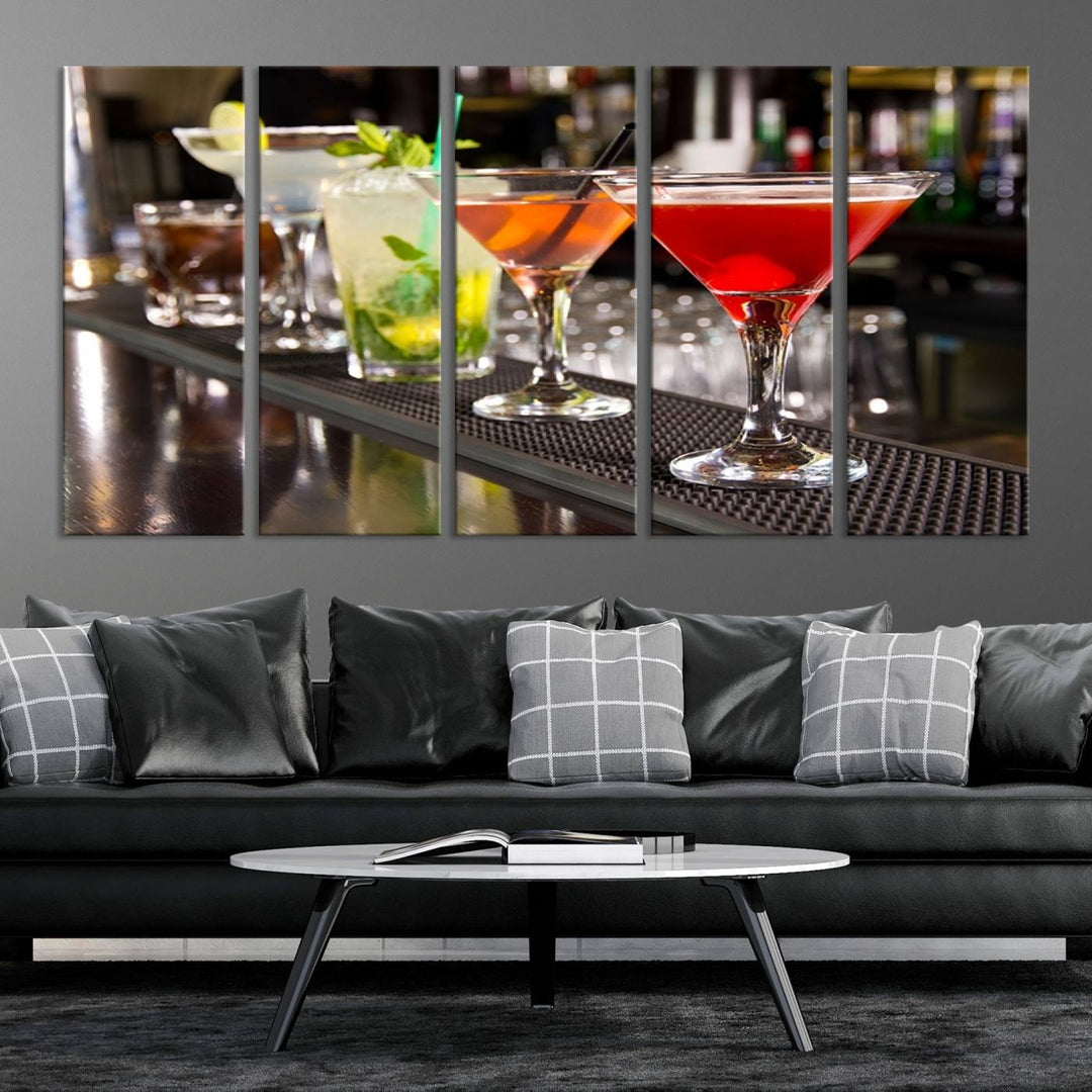 Cocktails Canvas Print