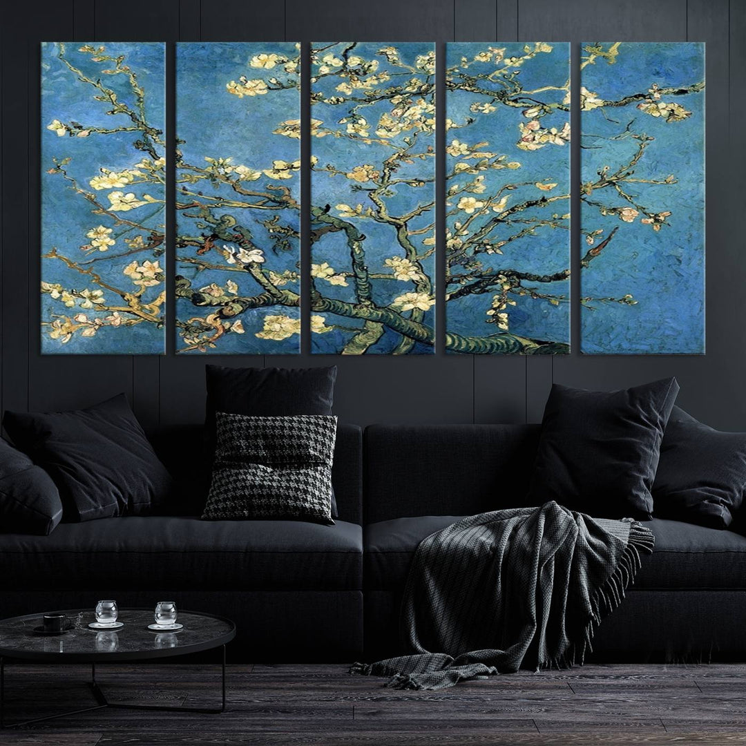 Art mural Fleur d'amandier par Van Gogh Impression sur toile