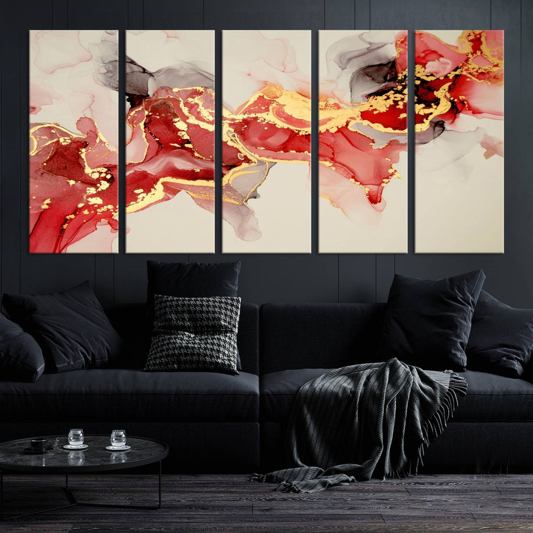 Abstract Work of Art Walls Contemporary Painting Abstract Canvas Wall Art