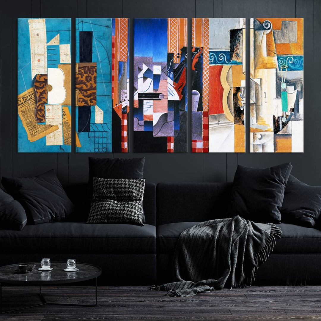 Relaxing Contemporary Abstract Art Canvas Wall Art Print Art