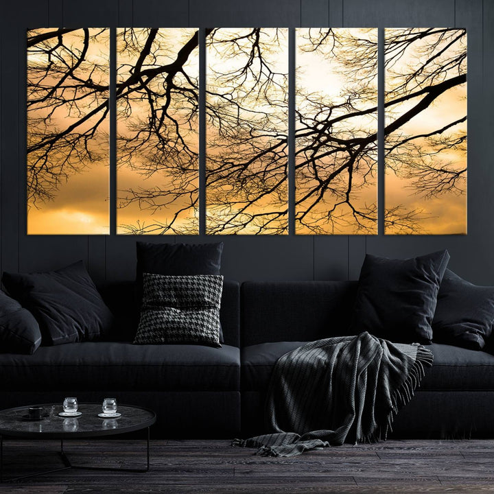 Tree Branch Wall Art Canvas Print