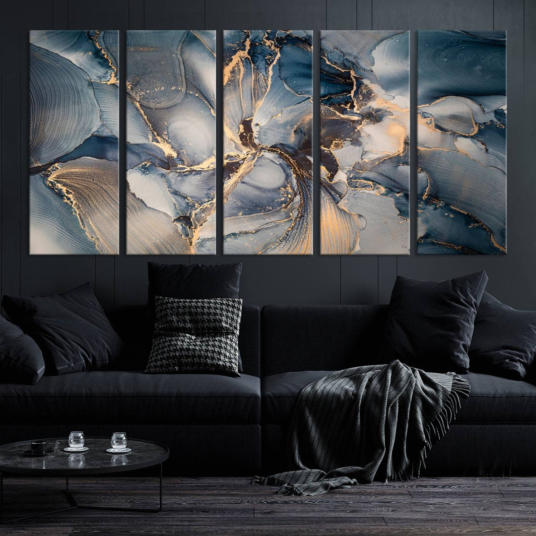 Abstract Wall Art Canvas Print for Modern Home Decor