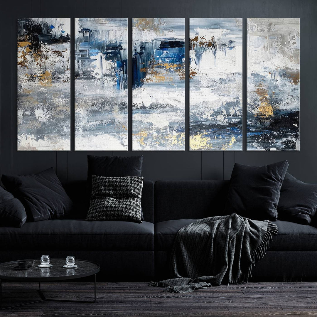 Modern Large Abstract Wall Art Canvas Print