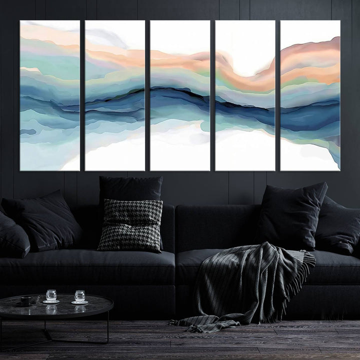 Canvas Print Wall Art Set Abstract Illustrs Art Wall