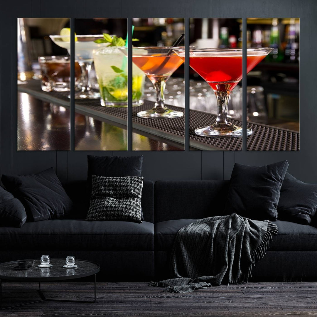 Cocktails Canvas Print