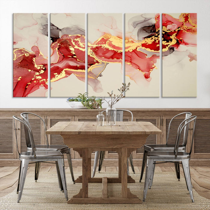 Abstract Work of Art Walls Contemporary Painting Abstract Canvas Wall Art