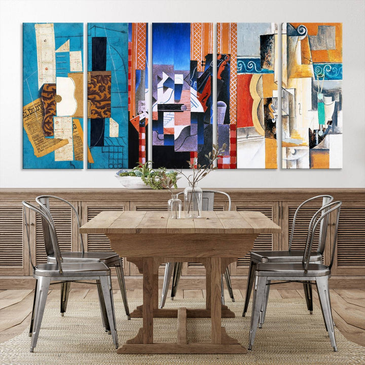 Relaxing Contemporary Abstract Art Canvas Wall Art Print Art