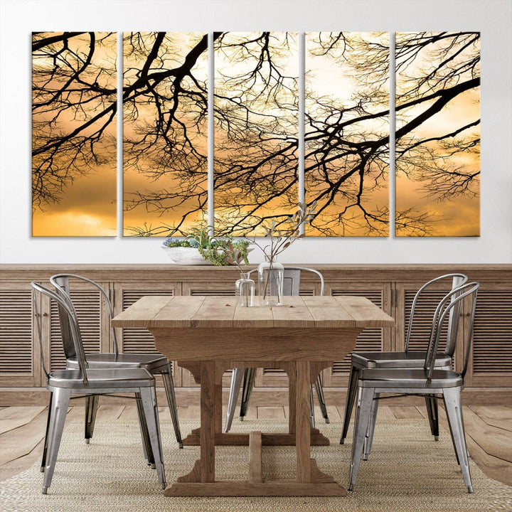 Tree Branch Wall Art Canvas Print