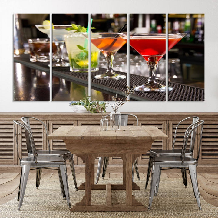 Cocktails Canvas Print