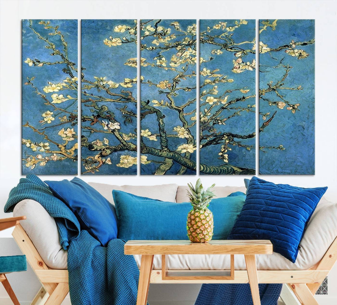 Art mural Fleur d'amandier par Van Gogh Impression sur toile