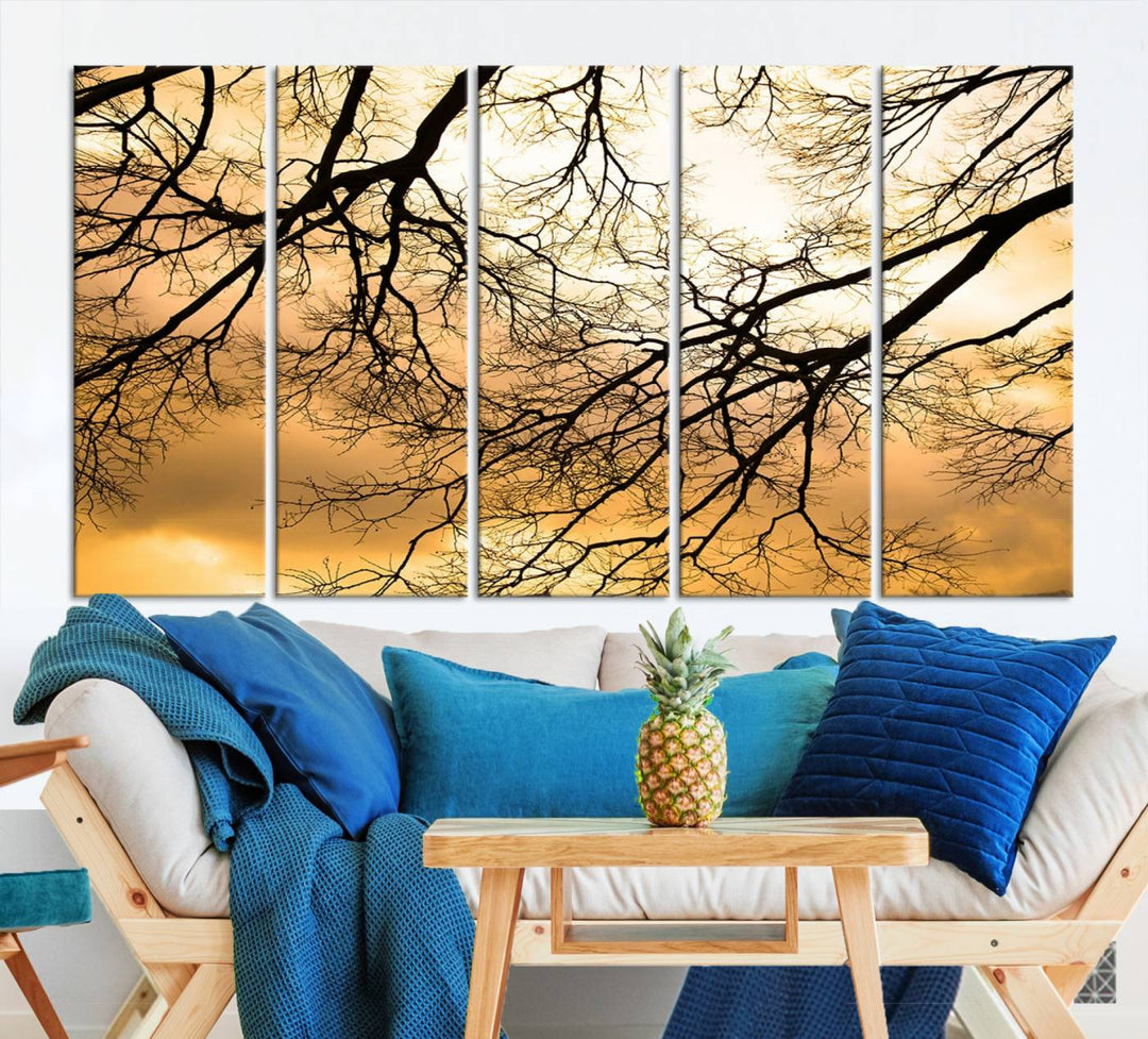 Tree Branch Wall Art Canvas Print