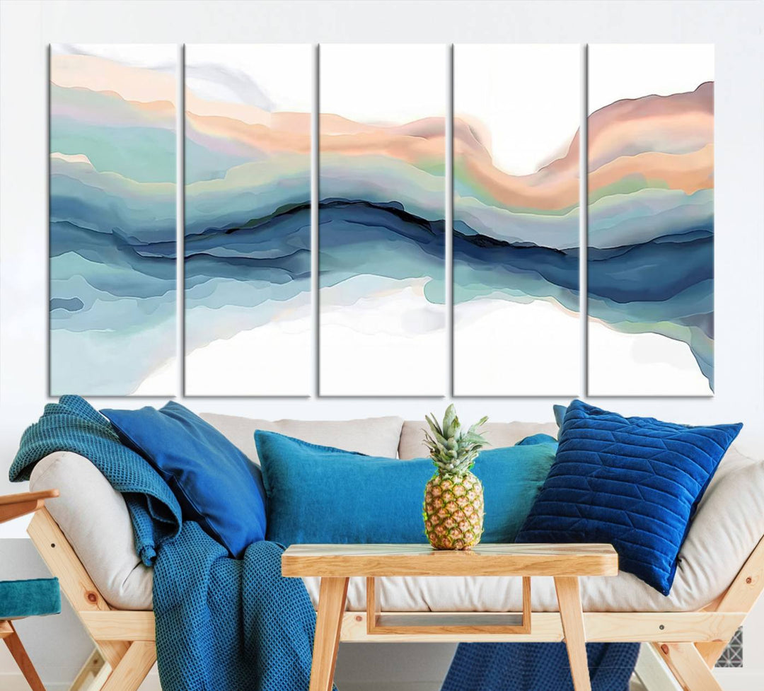 Canvas Print Wall Art Set Abstract Illustrs Art Wall