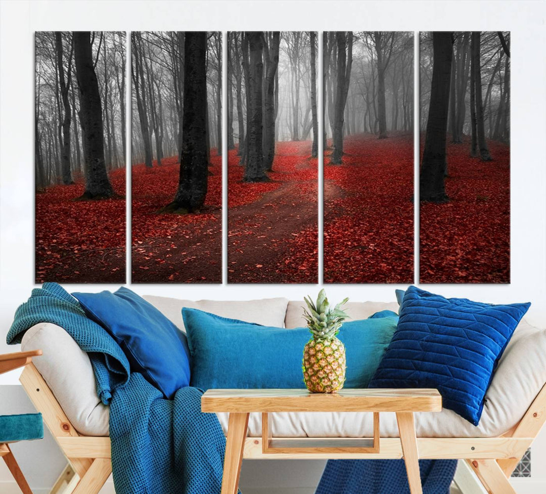 Wonderful Forest with Autumn Forest Artwork