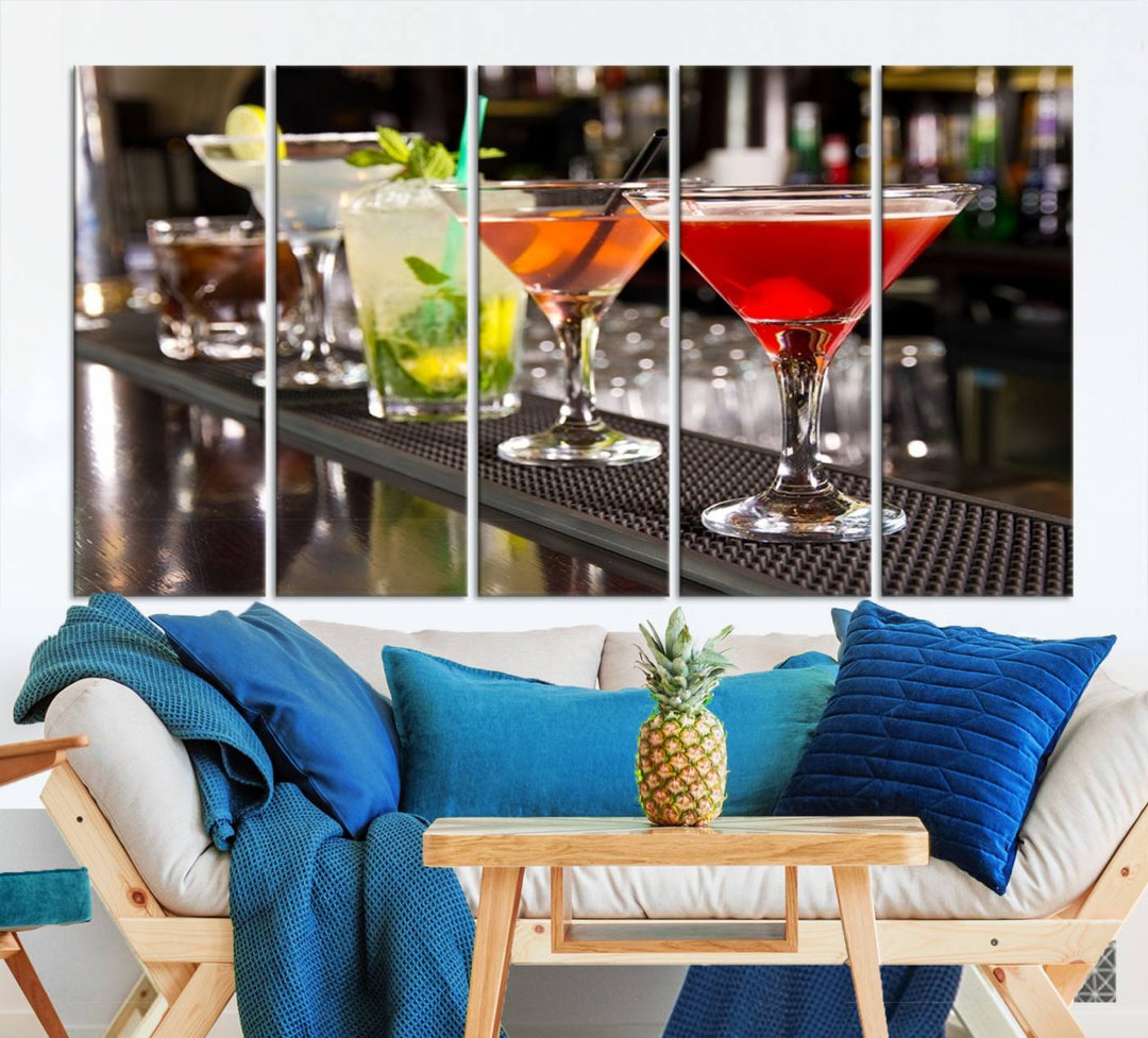 Cocktails Canvas Print