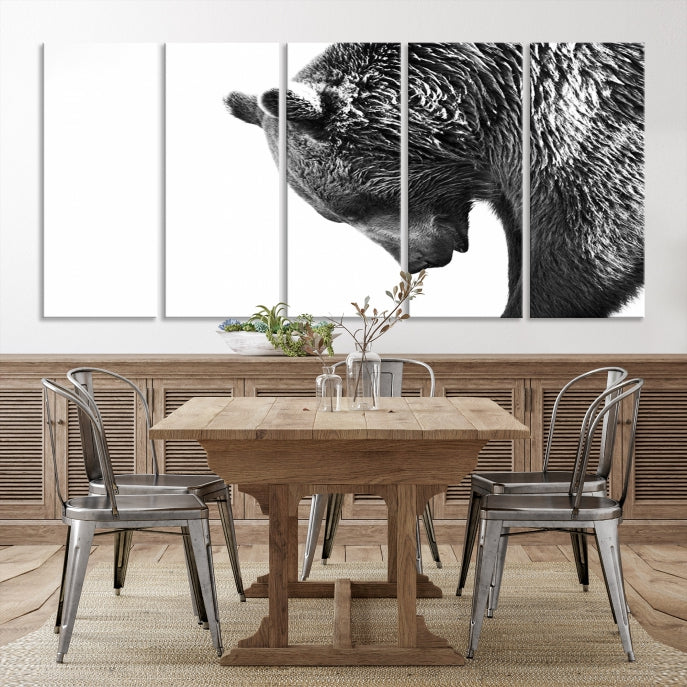 Wall Art Wild Bears Canvas Print