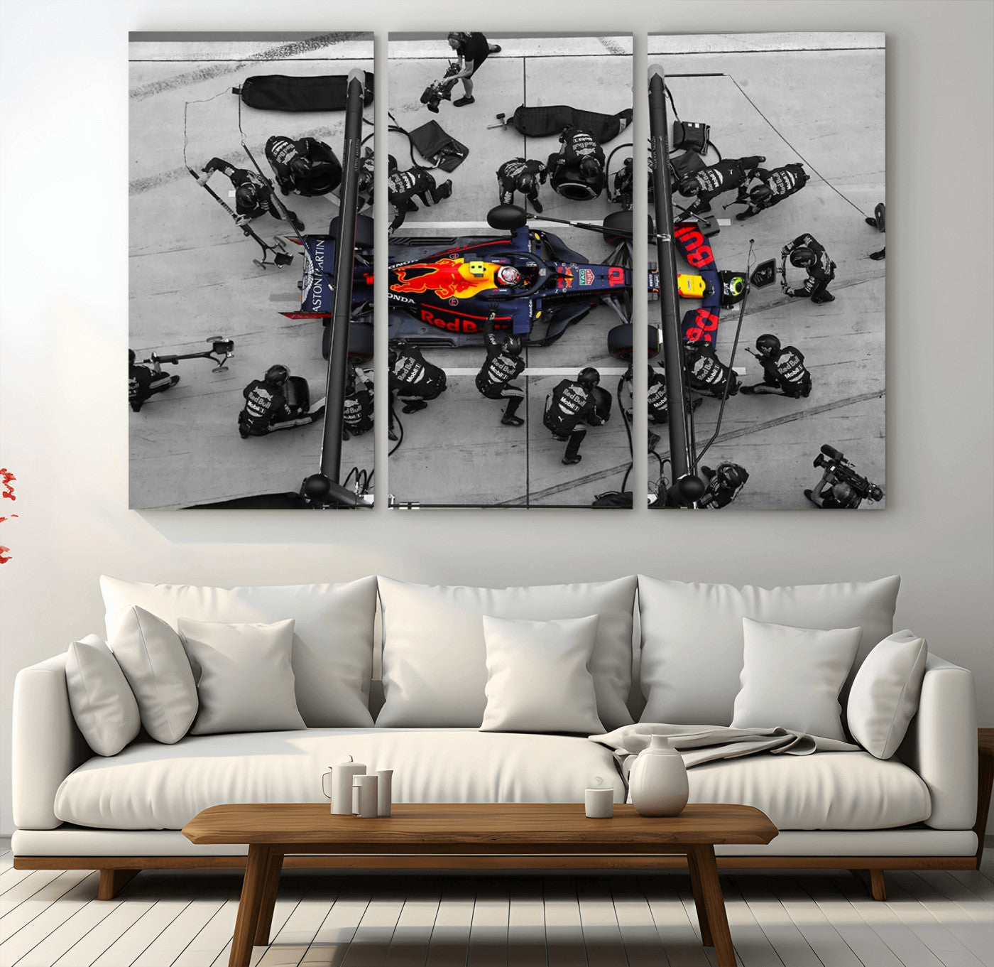 -RedBull Formula 1 Canvas Wall Art Print