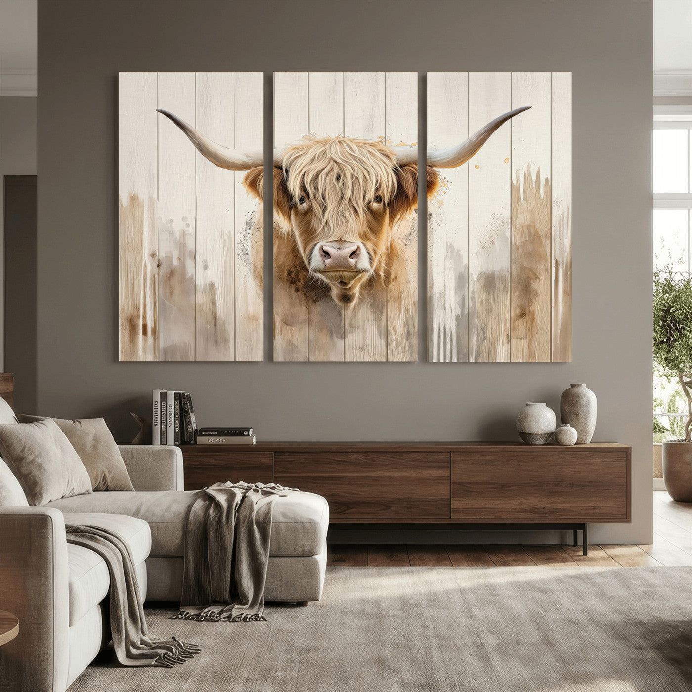 83059-MGV-CV-36X24 - Vibrant Autumn Landscape Canvas Wall Art - Fall Foliage and Mountain View Print for Home, Farmhouse, and Cozy Cabin Decor, Ready to Hang