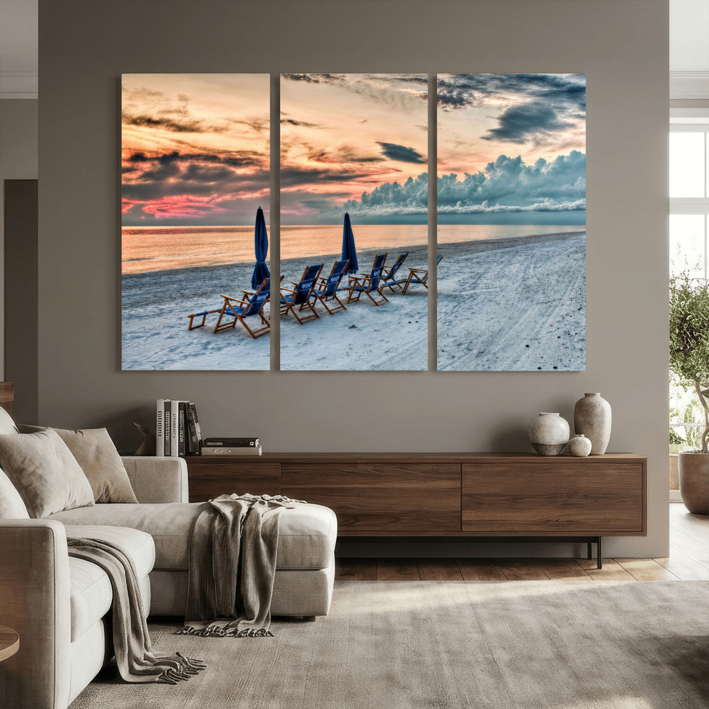 17237006-MGV-CV-36X24 - Serene Gulf Solitude Wall Art Canvas Print
