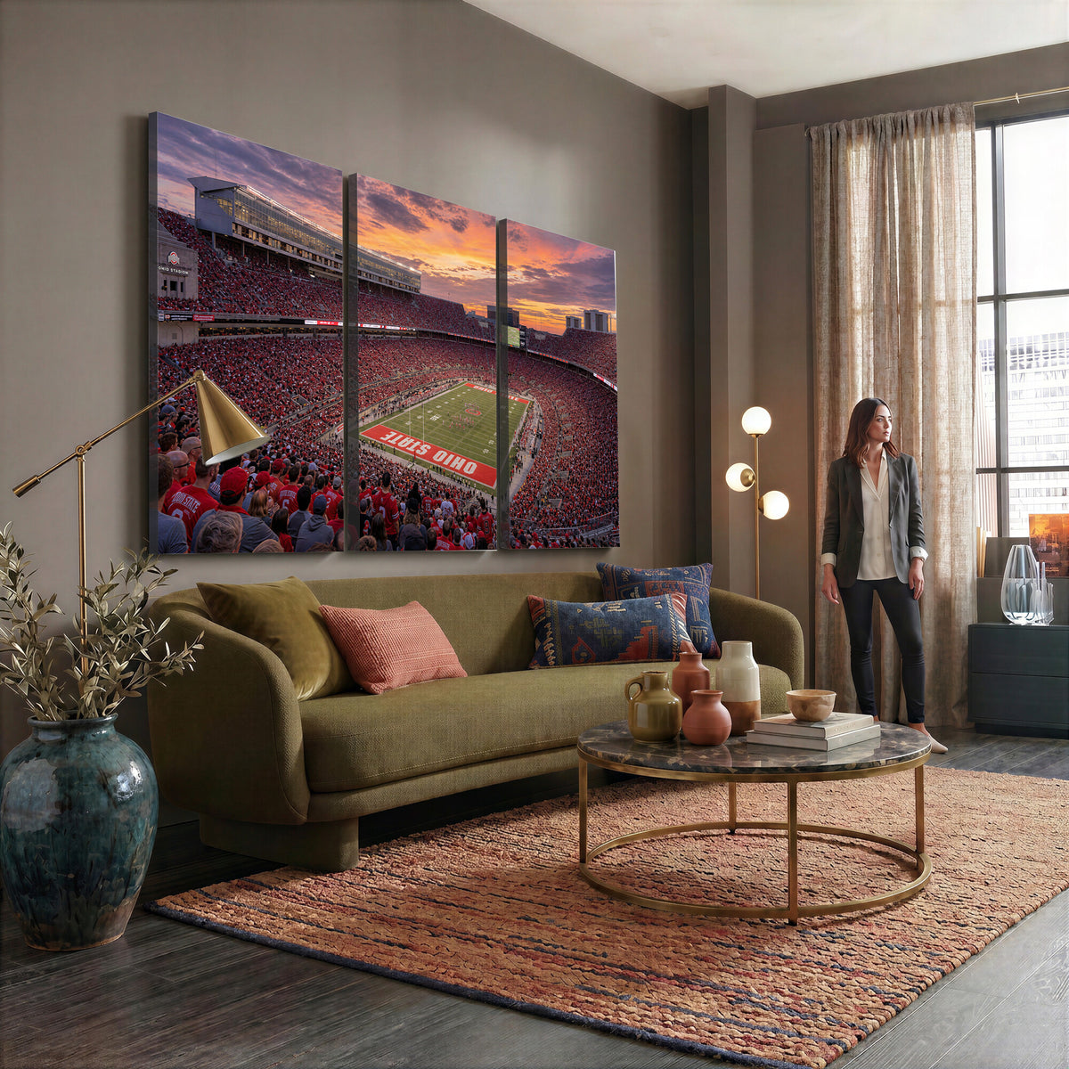 95137596-MGV-CV-36X24 - Stadium Wall Art Canvas Print