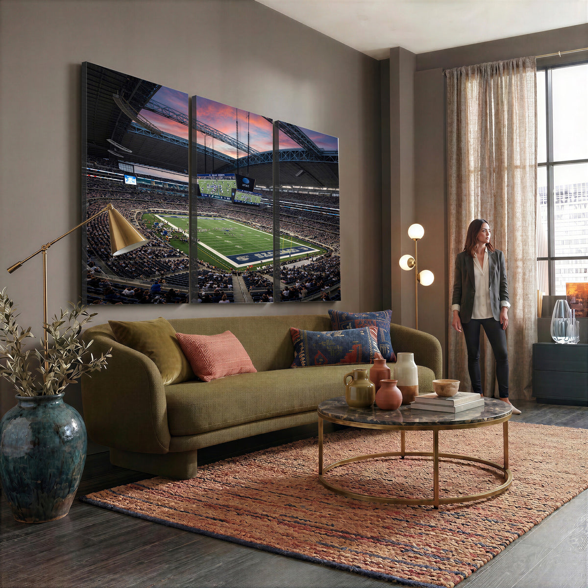 11530179-MGV-CV-36X24 - Stadium Wall Art Canvas Print