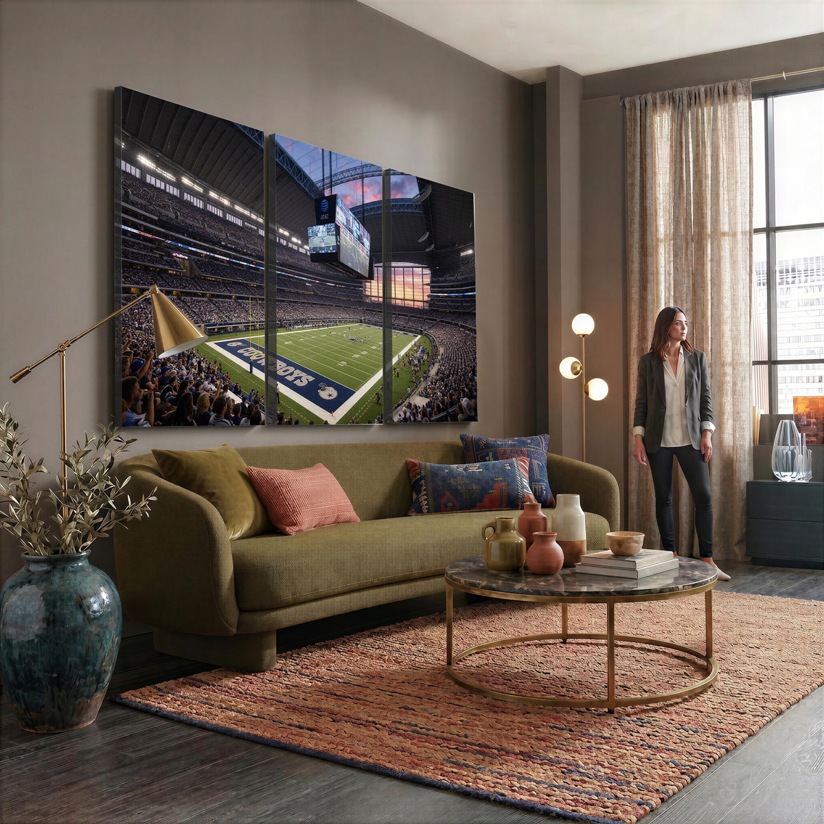 94095904-MGV-CV-36X24 - Stadium Wall Art Canvas Print