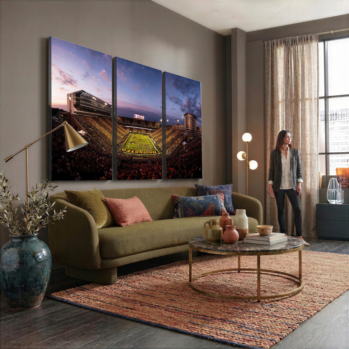49683861-MGV-CV-36X24 - Stadium Wall Art Canvas Print